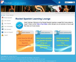 Rocket Spanish Learning Lounge Screen Shot